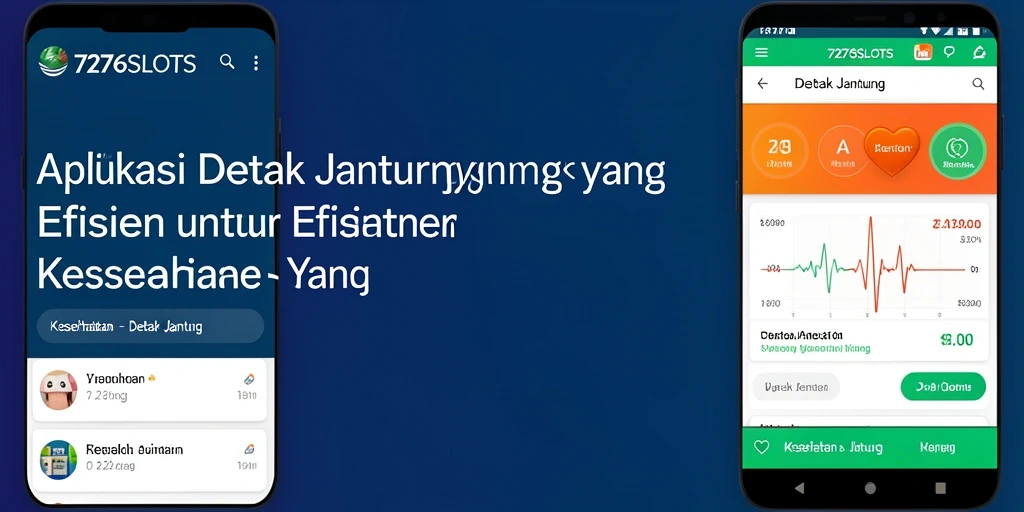 Tampilan antarmuka pengguna aplikasi Detak Jantung 7276SLOTS yang menarik.